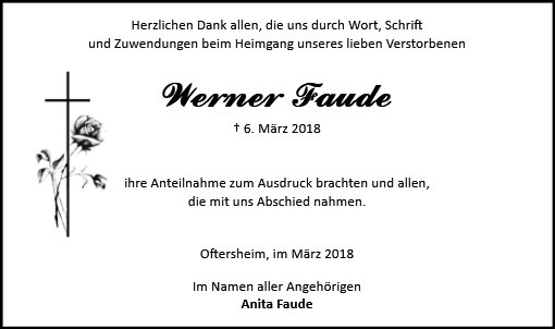 Werner Faude