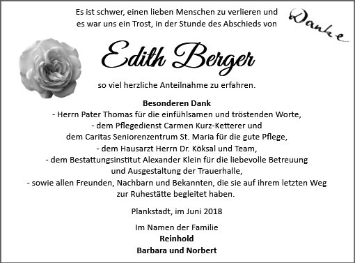 Edith Berger