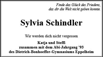 Sylvia Schindler