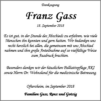 Franz Gass