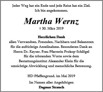 Martha Wernz