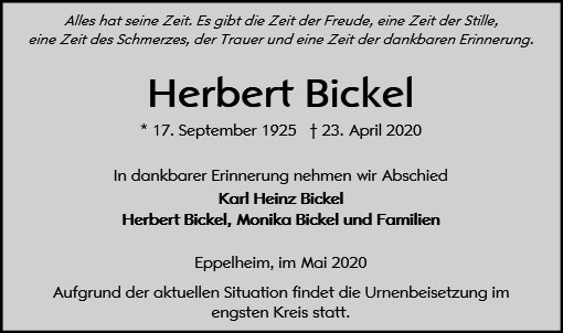 Herbert Bickel