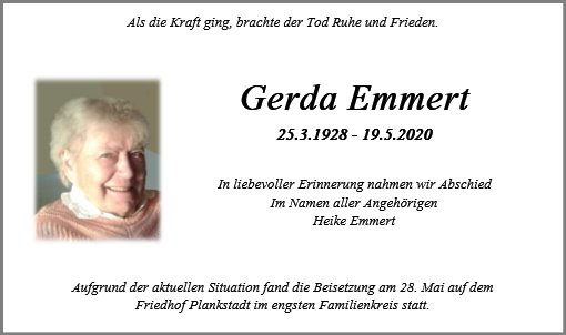 Gerda Emmert