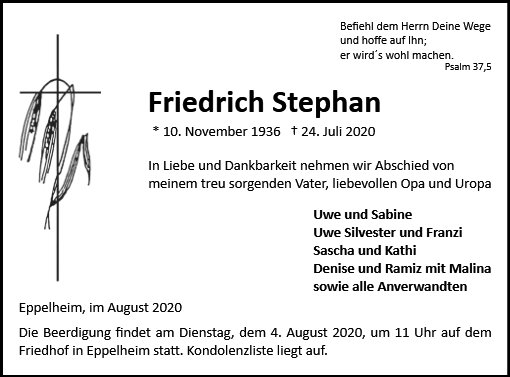 Friedrich Stephan