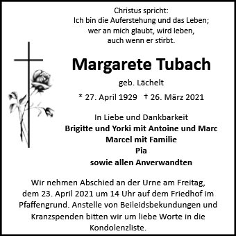 Margarete Tubach