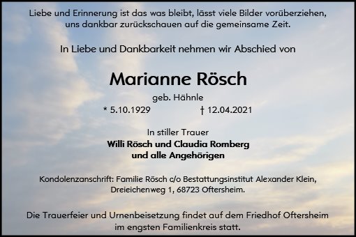 Marianne Rösch