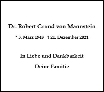 Robert Grund-Manhardt Edler von Mannstein
