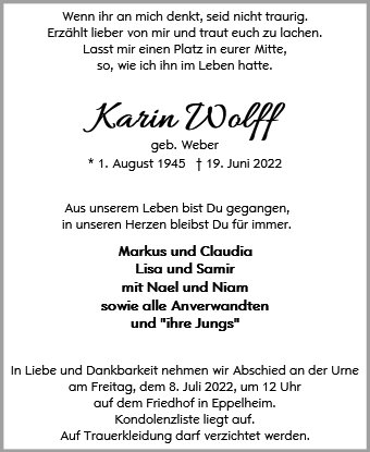 Karin Wolff