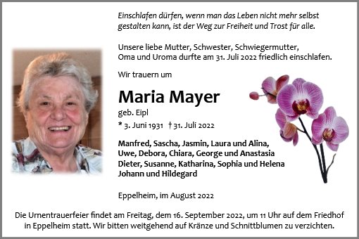 Maria Mayer