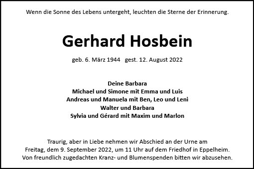Gerhard Hosbein