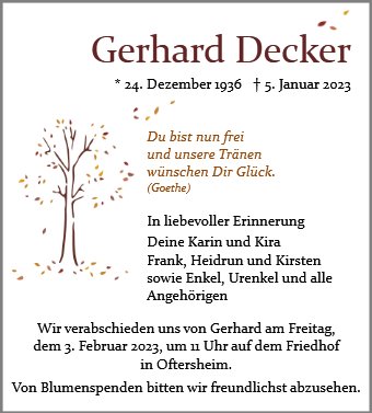 Gerhard Decker