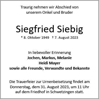 Siegfried Siebig