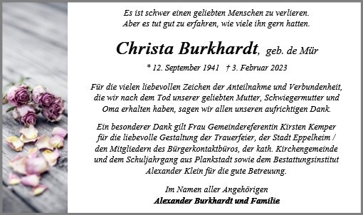 Christa Burkhardt