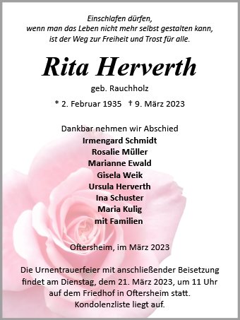 Rita Herverth