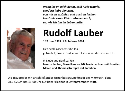 Rudolf Lauber
