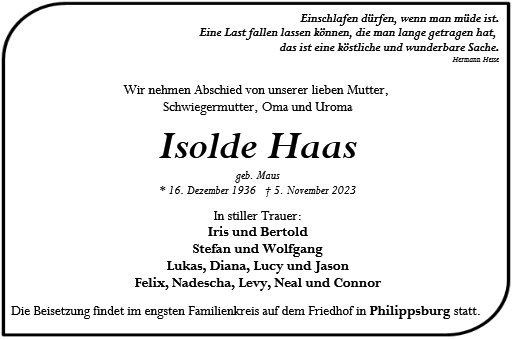 Isolde Haas