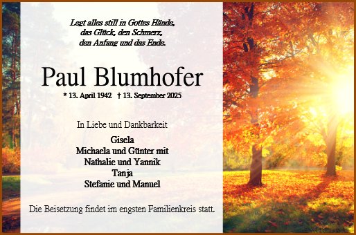 Paul Blumhofer