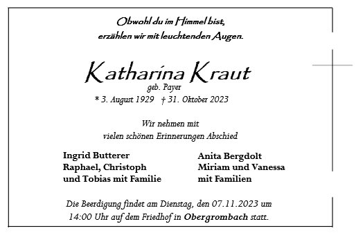 Katharina Kraut