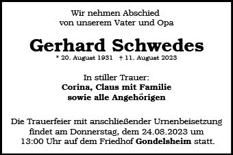 Gerhard Schwedes