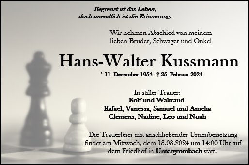 Hans-Walter Kussmann