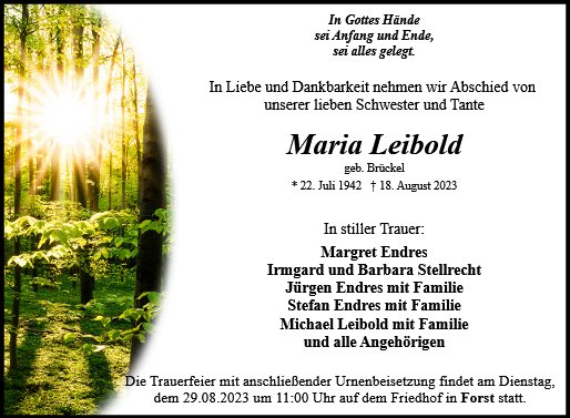 Maria Leibold