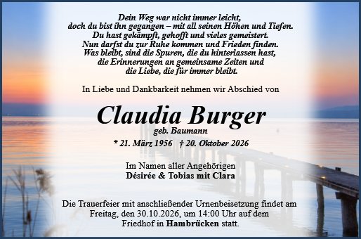 Claudia Burger