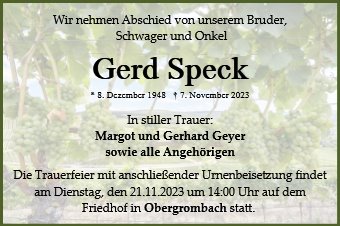 Gerd Speck