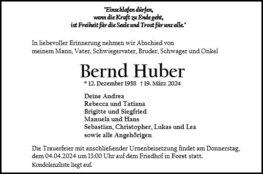 Bernhard Huber