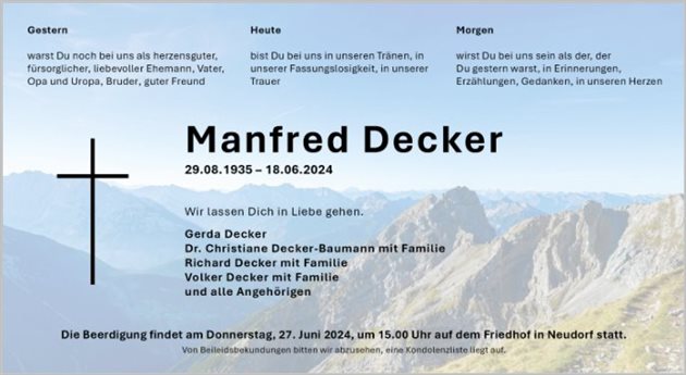 Manfred Decker