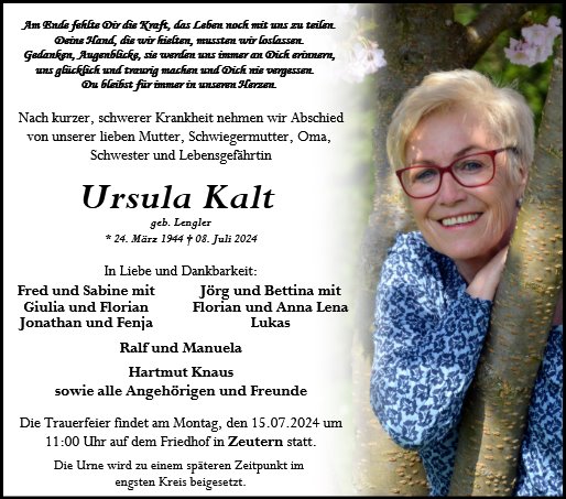 Ursula Kalt