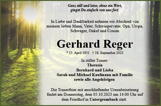 Gerhard Reger