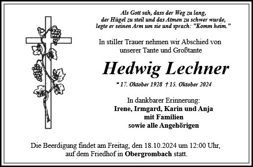 Hedwig Lechner 