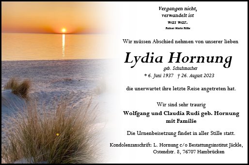 Lydia Hornung