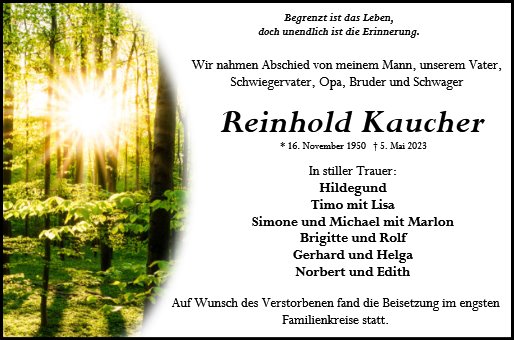 Reinhold Kaucher