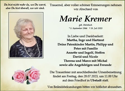 Marie Kremer