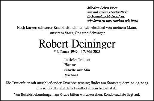 Robert Deininger