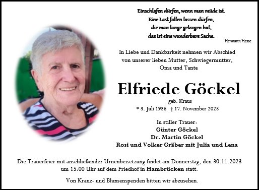 Elfriede Göckel