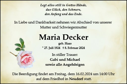 Maria Decker
