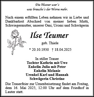Ilse Teumer