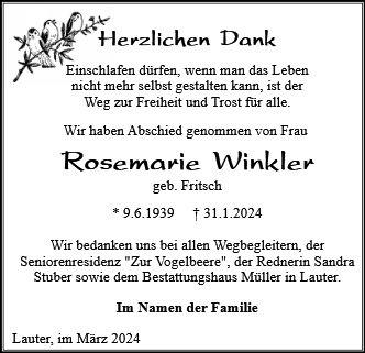 Rosemarie Winkler