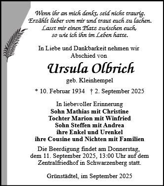 Ursula Olbrich