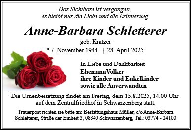 Anne-Barbara Schletterer
