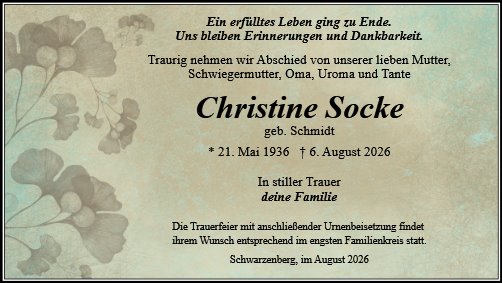 Christine Socke
