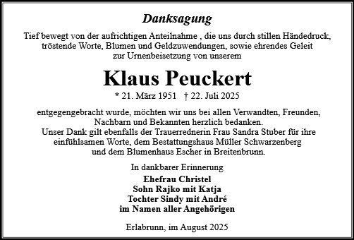 Klaus Peuckert