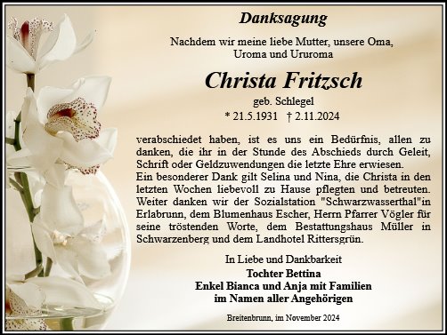 Christa Fritzsch