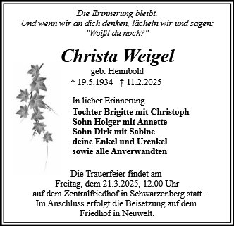 Christa Weigel