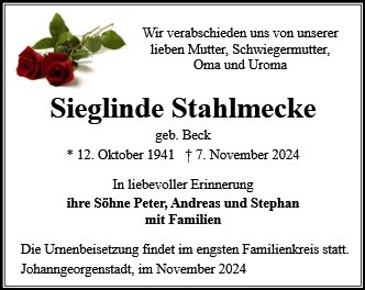 Sieglinde Stahlmecke