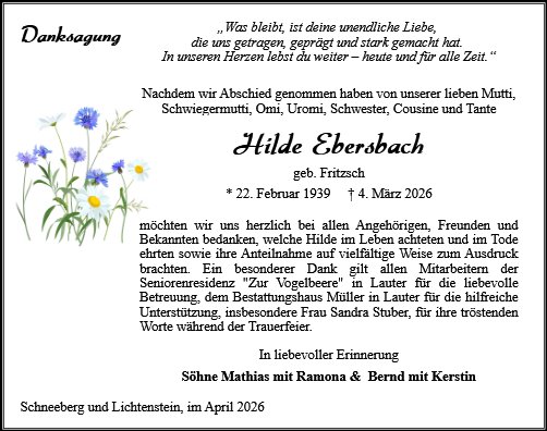 Hilde Ebersbach