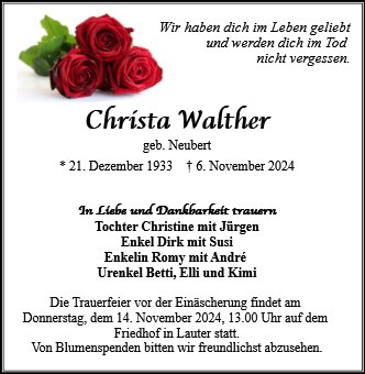 Christa Walther