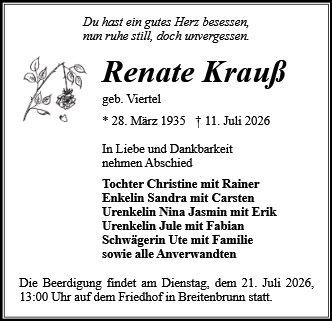 Renate Krauß